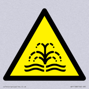 W516 Warning: fountain/water plume